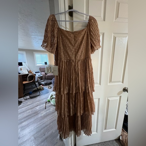 Bohme Tiered Hallie Midi Dress Size XL NWT - Picture 2 of 10